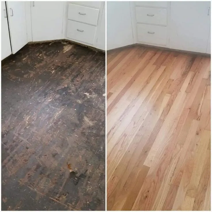 Koka Grīdas Atjaunošana klusajā centrā